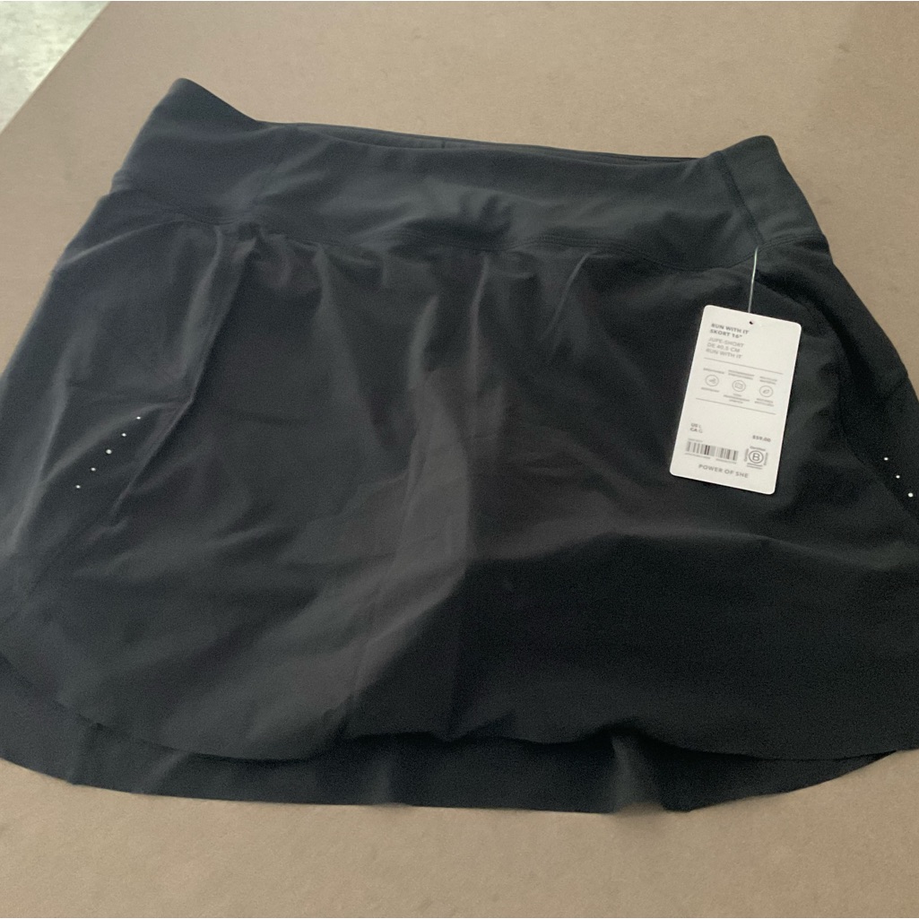 Athleta Black Athletic Skort